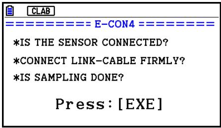 CASIO GRAPH90+E PYTHON - - To start sampling - 1