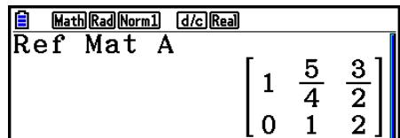 CASIO GRAPH90+E PYTHON - - Forme échelonnée par rapport aux lignes - 1
