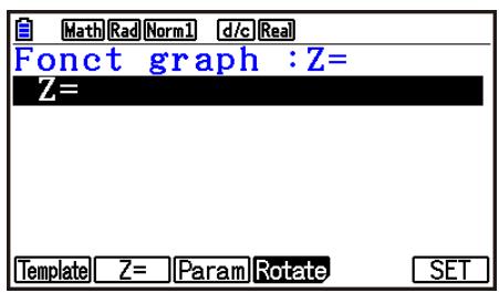 CASIO GRAPH90+E PYTHON - Exemple 2 : Pour saisir la formule ci-dessous et tracer son graphe 3D - 1