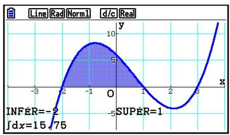 CASIO GRAPH90+E PYTHON - - Trace d'une intégration - 1