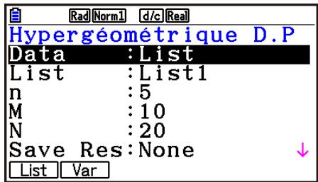 CASIO GRAPH90+E PYTHON - - Probabilité hypergéométrie - 1