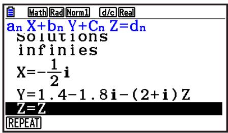 CASIO GRAPH90+E PYTHON - Équations linéaires simultanées - 3