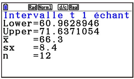 CASIO GRAPH90+E PYTHON - - Intervalle t à 1 échantillon - 2