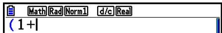 CASIO GRAPH90+E PYTHON - Example 1 Pour saisir 2^3 + 1 - 24