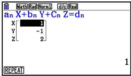 CASIO GRAPH90+E PYTHON - Équations linéaires simultanées - 2