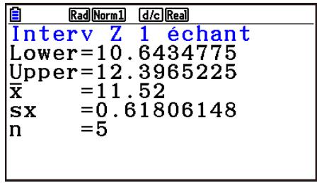 CASIO GRAPH90+E PYTHON - - Intervalle Z à 1 échantillon - 2