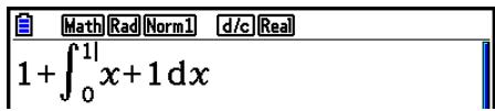 CASIO GRAPH90+E PYTHON - Example 1 Pour saisir 2^3 + 1 - 34