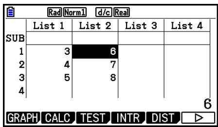 CASIO GRAPH90+E PYTHON - - Pour saisir une série de valeurs simultanément - 5