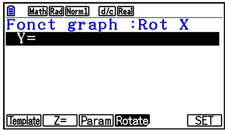 CASIO GRAPH90+E PYTHON - Saisie d'une fonction directement - 3