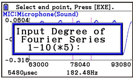 CASIO GRAPH90+E PYTHON - To perform Fourier series expansion - 5