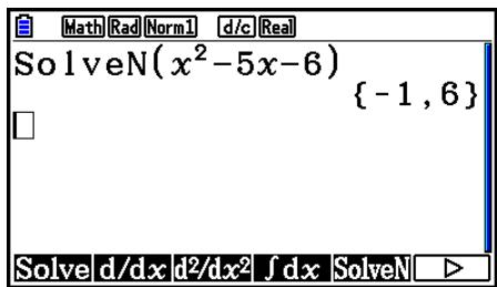 CASIO GRAPH90+E PYTHON - Résolution d'une fonction f(x) - 2