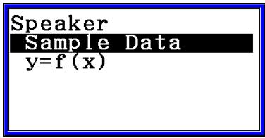 CASIO GRAPH90+E PYTHON - - Selecting Speaker - 1