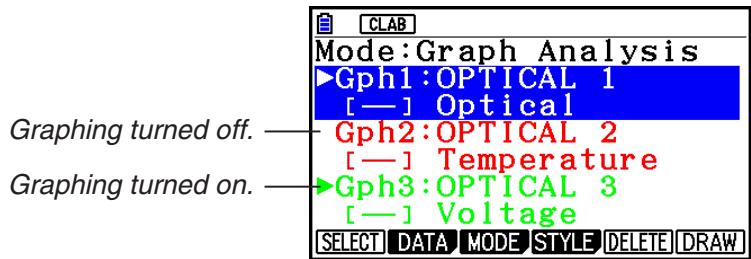 CASIO GRAPH90+E PYTHON - - To select an analysis mode and draw a graph - 3