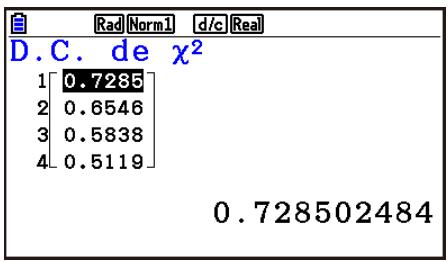 CASIO GRAPH90+E PYTHON - Distribution cumulative ^2 - 2