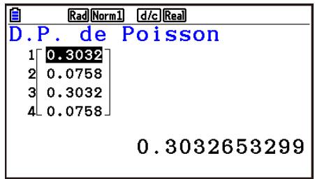 CASIO GRAPH90+E PYTHON - - Probabilité de Poisson - 2