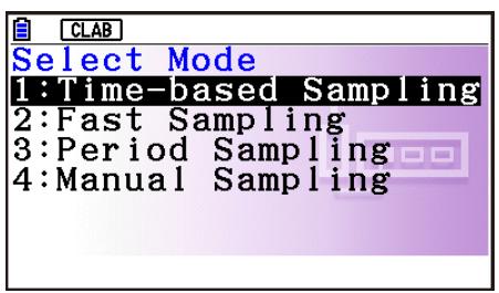 CASIO GRAPH90+E PYTHON - Changing the Sampling Screen - 1