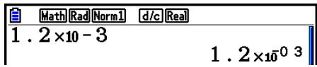 CASIO GRAPH90+E PYTHON - - Comment interpréter le format exponentiel - 4