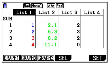 CASIO GRAPH90+E PYTHON - - Pour afficher l'écran des paramètres généraux de graphe - 2