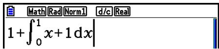 CASIO GRAPH90+E PYTHON - Example 1 Pour saisir 2^3 + 1 - 35