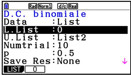 CASIO GRAPH90+E PYTHON - Distribution binomialie cumulative - 4