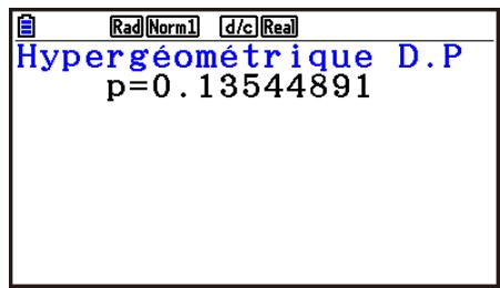 CASIO GRAPH90+E PYTHON - - Probabilité hypergéométrie - 3
