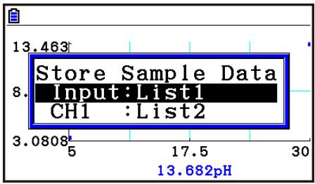 CASIO GRAPH90+E PYTHON - Manual Sampling - 7