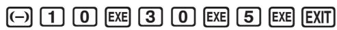 CASIO GRAPH90+E PYTHON - ■ Spécification de la plage du graphe - 1