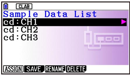 CASIO GRAPH90+E PYTHON - - To save current sample data to a file - 2