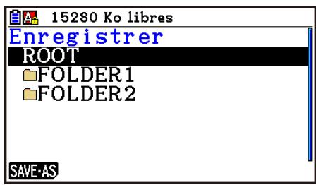CASIO GRAPH90+E PYTHON - - Pour copier des données de la mémoire principale dans la mémoire de stockage - 1
