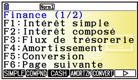 CASIO GRAPH90+E PYTHON - Avant d'effectuer des calculs financiers - 1