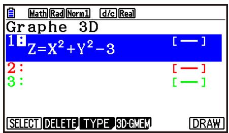 CASIO GRAPH90+E PYTHON - Exemple 2 : Pour saisir la formule ci-dessous et tracer son graphe 3D - 2