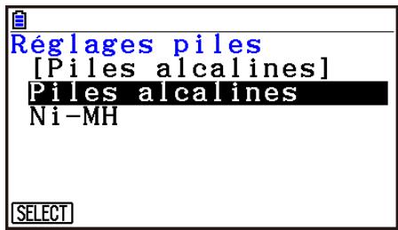 CASIO GRAPH90+E PYTHON - - Pour modifier le type de pile - 1