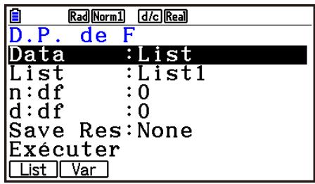 CASIO GRAPH90+E PYTHON - - Densité de probabilité F - 1