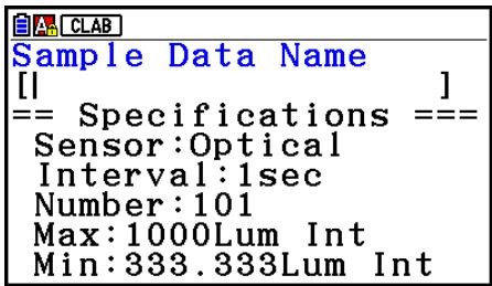 CASIO GRAPH90+E PYTHON - - To save current sample data to a file - 3