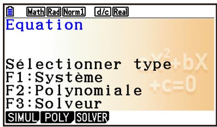 CASIO GRAPH90+E PYTHON - Chapitre 4 Calcul d'équations - 1