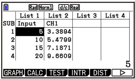 CASIO GRAPH90+E PYTHON - Manual Sampling - 8