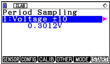 CASIO GRAPH90+E PYTHON - Period Sampling Screen - 1