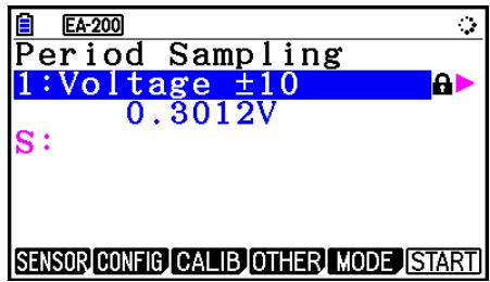 CASIO GRAPH90+E PYTHON - Period Sampling Screen - 2