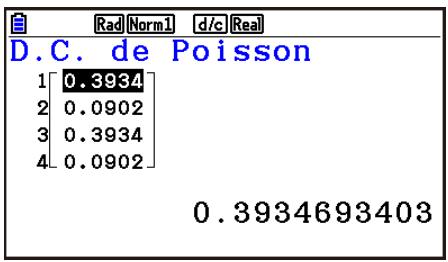 CASIO GRAPH90+E PYTHON - Distribution de Poisson cumulative - 2