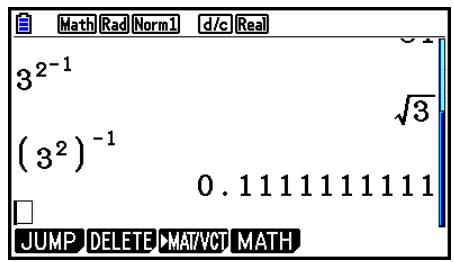 CASIO GRAPH90+E PYTHON - Example Remplacer « 1+2 » par « 1+3 » et recalculator l'expression - 3