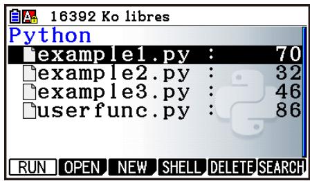 CASIO GRAPH90+E PYTHON - Procedure - 1