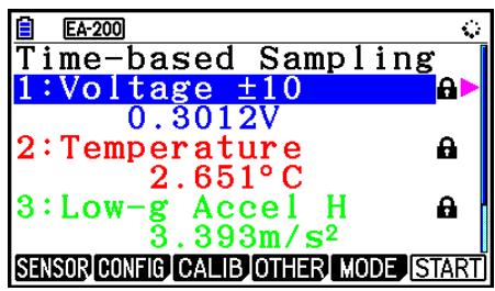 CASIO GRAPH90+E PYTHON - Time-based Sampling Screen - 2
