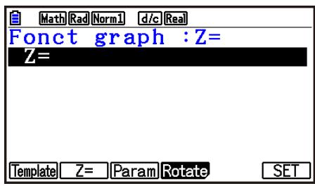 CASIO GRAPH90+E PYTHON - Saisie d'une fonction directement - 1