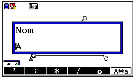 CASIO GRAPH90+E PYTHON - - Pour modifier une étiquette existante - 4