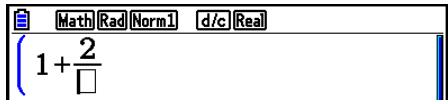 CASIO GRAPH90+E PYTHON - Example 1 Pour saisir 2^3 + 1 - 26
