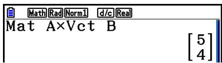 CASIO GRAPH90+E PYTHON - Exemple Pour saisir les données suivantes dans Vct A : [ 1 2 3 ] - 8