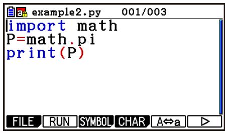 CASIO GRAPH90+E PYTHON - Objectif - 1