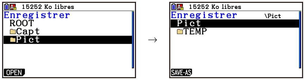 CASIO GRAPH90+E PYTHON - - Pour stocker une image de l'écran de graphe sous un nom de fichier - 2