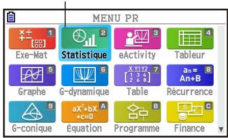 CASIO GRAPH90+E PYTHON - Pour sélectionner une icône - 1