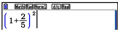 CASIO GRAPH90+E PYTHON - Example 1 Pour saisir 2^3 + 1 - 29